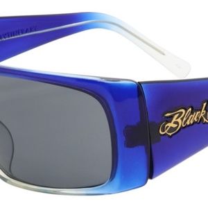 NEW Black Flys Sunglasses FLY STRAIGHT BLUE SMOKE